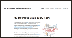 Desktop Screenshot of mytraumaticbraininjuryattorney.com